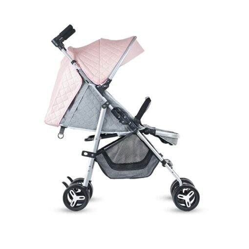 [Refurbished] StarAndDaisy Urban Travel-Freindly Lightweight Easy Fold Compact Travel Stroller for mom on Wheels (Silver) - Image 8