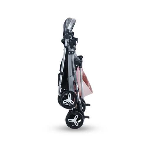 [Refurbished] StarAndDaisy Urban Travel-Freindly Lightweight Easy Fold Compact Travel Stroller for mom on Wheels (Silver) - Image 3