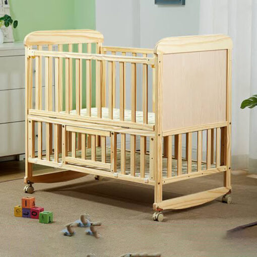 [Refurbished] StarAndDaisy Kids Bed cot for 0-4 Years with guardrail, Load Bearing <40 kg - 120cm Size - With Soft Mattress Set and Mosquito Net