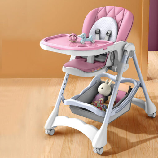 StarAndDaisy Premium Luxury High Chair (Pink)