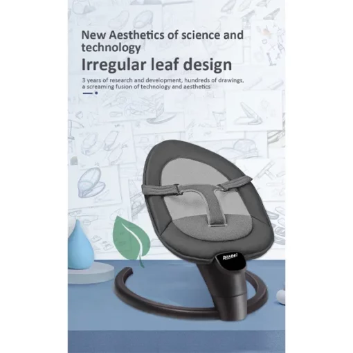 [Refurbished] Ronbei (UK) Motion Plus Vibration Baby Rocker with Music (0-12m) - Premium Built and Quality - Image 4