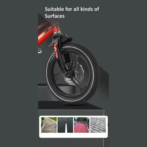 StarAndDaisy 16inch Premium Sporty Bicycle for Kids - 16T Cycle Red - Image 2