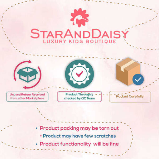 [Refurbished] StarAndDaisy Comfort Baby High Chair (With Wheels and Cushion) (Pink) - Image 2