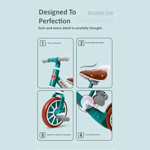 StarAndDaisy Balancing Bike cum Tricycle (Blue) - Image 6