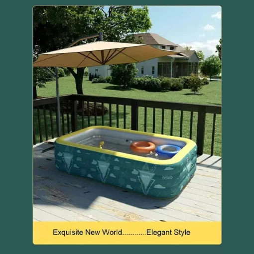 GenNext Smart Wireless Inflation Pool with one Touch Inflation Gun for Kids and Adults (1.5 Meter) - StarAndDaisy - Image 4