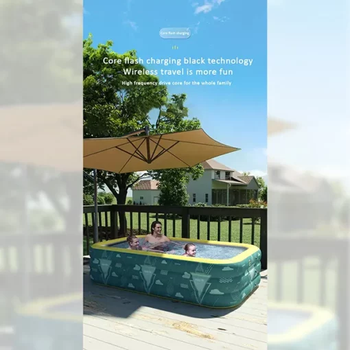 GenNext Smart Wireless Inflation Pool with one Touch Inflation Gun for Kids and Adults (1.5 Meter) - StarAndDaisy - Image 5