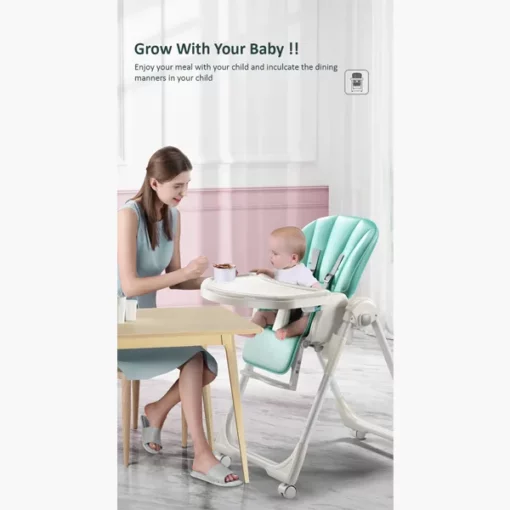 [Refurbished] StarAndDaisy Venus High Chair - Stable & Durable - Blue - Image 3