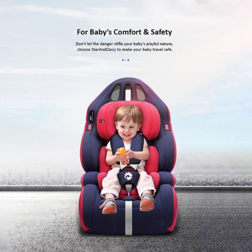 [Refurbished] StarAndDaisy Car Seat COMFORT UP, Booster Child Seat, with 5 Point Harness, SIP, Adjustable Headrest, for Toddlers, Infant, Group 1/2/3, 9-36 Kg, Up to 12 Years, Safety Certificate ECE R44/04 [Red] - Image 11