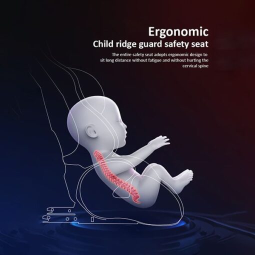 [Refurbished] StarAndDaisy Car Seat COMFORT UP, Booster Child Seat, with 5 Point Harness, SIP, Adjustable Headrest, for Toddlers, Infant, Group 1/2/3, 9-36 Kg, Up to 12 Years, Safety Certificate ECE R44/04 [Red] - Image 12