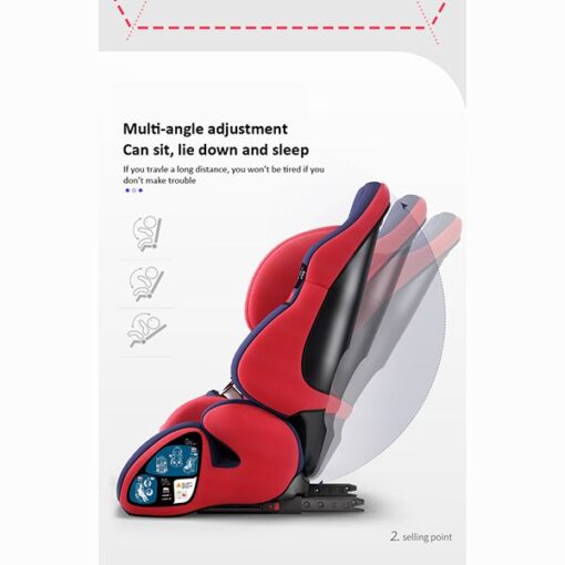 [Refurbished] StarAndDaisy Car Seat COMFORT UP, Booster Child Seat, with 5 Point Harness, SIP, Adjustable Headrest, for Toddlers, Infant, Group 1/2/3, 9-36 Kg, Up to 12 Years, Safety Certificate ECE R44/04 [Red] - Image 13