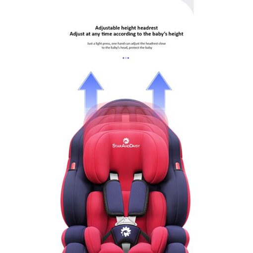 [Refurbished] StarAndDaisy Car Seat COMFORT UP, Booster Child Seat, with 5 Point Harness, SIP, Adjustable Headrest, for Toddlers, Infant, Group 1/2/3, 9-36 Kg, Up to 12 Years, Safety Certificate ECE R44/04 [Red] - Image 18