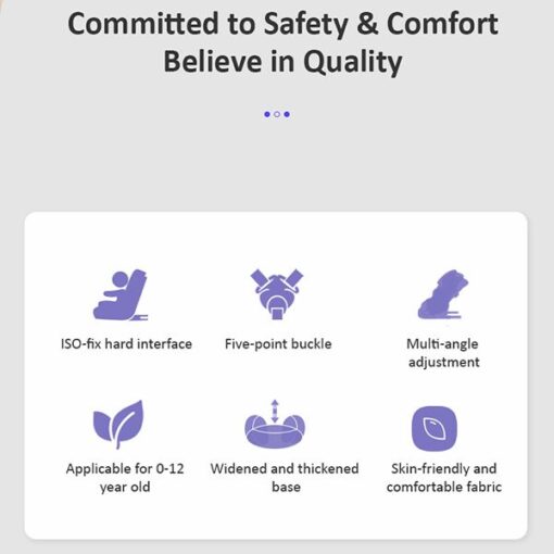 [Refurbished] StarAndDaisy Car Seat COMFORT UP, Booster Child Seat, with 5 Point Harness, SIP, Adjustable Headrest, for Toddlers, Infant, Group 1/2/3, 9-36 Kg, Up to 12 Years, Safety Certificate ECE R44/04 [Red] - Image 6