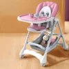 Buy Kid’s and Baby Premium Luxury High Chair (Pink)