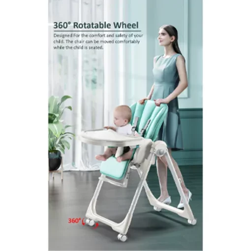 [Refurbished] StarAndDaisy Venus High Chair - Stable & Durable - Blue - Image 4