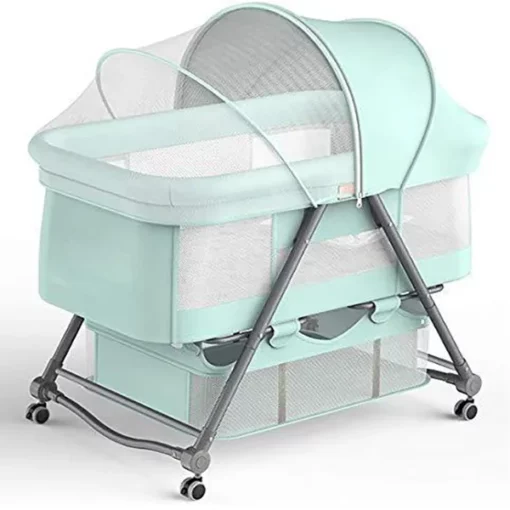 [Refurbished] Premium Baby Swing Rocker cum Sleeper (Grey) - Image 10