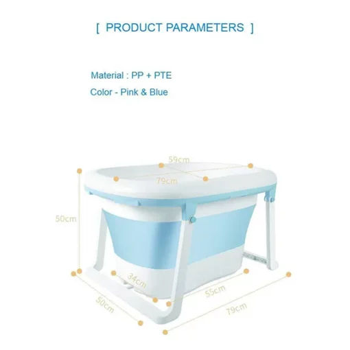 StarAndDaisy Baby Bath Tub for Kids with Anti Slip Bathing Support Legs - Image 7