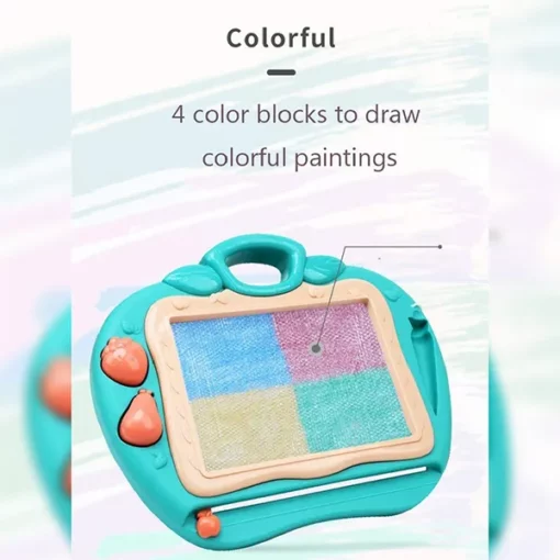 StarAndDaisy 13 X 12 inch Magnetic Drawing Board Desk Toys for Girls Boys Sketch Pad Doodle Writing Painting Table Art Learning Children Kids Toy - Image 6