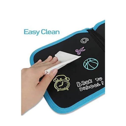   StarAndDaisy Erasable Doodle Book For Toddlers, 6 Pages Coloring Doodle Slate for Toddlers - Blue - Image 5