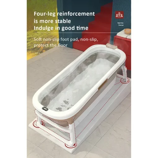 [Refurbished] StarAndDaisy Mega Size Tub 140cm Long for Kids and Adults (Pink | ‎140 x 65 x 26 cm) - Image 10