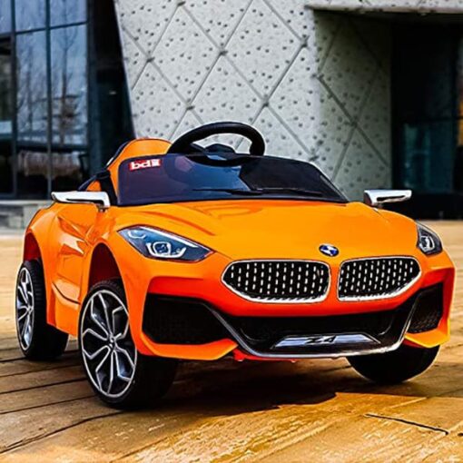 staranddaisy electric kids ride on cars motorized vehicles w/remote control, suspension, music player for kids 1-5 year with battery, 2 hours driving time *one broad seat-Orange