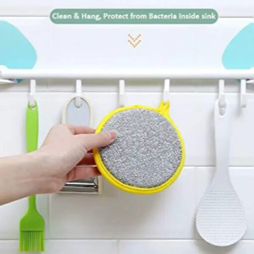 SND Homes Multi-Purpose Cloth Scrub Sponges for Kitchen - Non-Scratch Microfiber Sponge For Effortless Cleaning of Pots and Pans - Image 4