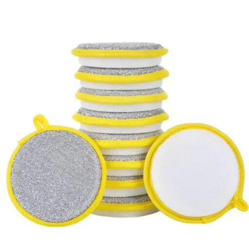 SND Homes Multi-Purpose Cloth Scrub Sponges for Kitchen - Non-Scratch Microfiber Sponge For Effortless Cleaning of Pots and Pans
