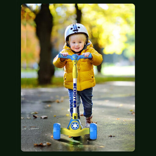 [Refurbished] StarAndDaisy Glider Toddler Scooter for Kids Ages 3-12 Years Old Boy Girl with 3 Wheel LED Lights, Extra-Wide Childrens Foldable Kick Scooter Kids Ages 3-12 with 4 Adjustable Height and Lean-to-Steer (PINK GREEN) - Image 24