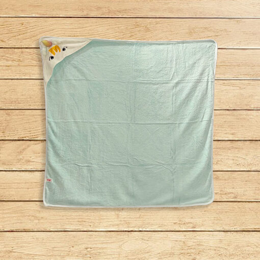 Staranddaisy Newborn 3-in-1 Unicorn Wrapper Baby Bath Towel (Blue),Pack of 1 Piece set (Upto 12 month) - Image 2
