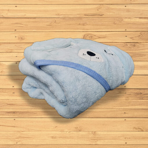 Staranddaisy Newborn 3-in-1 Unicorn Wrapper Baby Bath Towel (Blue),Pack of 1 Piece set (Upto 12 month) - Image 5