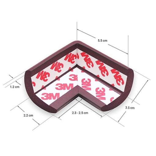 StarAndDaisy Baby Proofing Corner Guards | Pre-Taped Corner Protectors | Child Safety Edge Guards - (10 Pieces) - Image 6