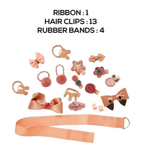 StarAndDaisy Ribbon / Hair Clips / Rubber Bands (Pink) - Image 2