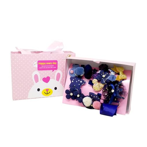 StarAndDaisy Ribbon / Hair Clips / Rubber Bands (Blue)