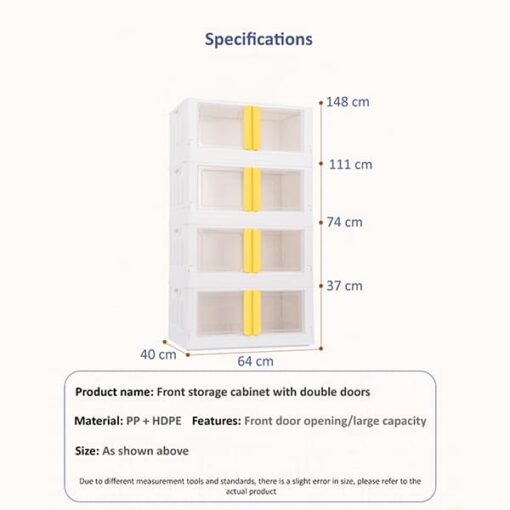 StarAndDaisy Kids Wardrobe - Storage Cabinet - Portable Almira with Drawers & Convertible Design