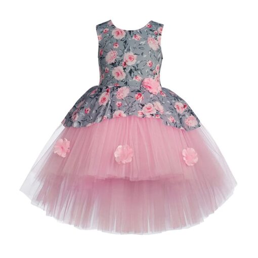 Toy Balloon Kids Girls Baby Pink Dress - Image 2