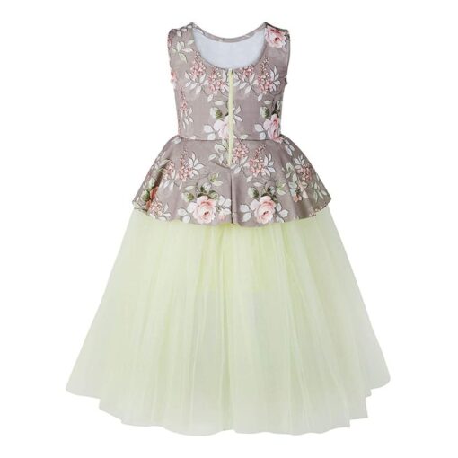 Toy Balloon Girl's Fit And Flare Knee length Violet dress - Image 3