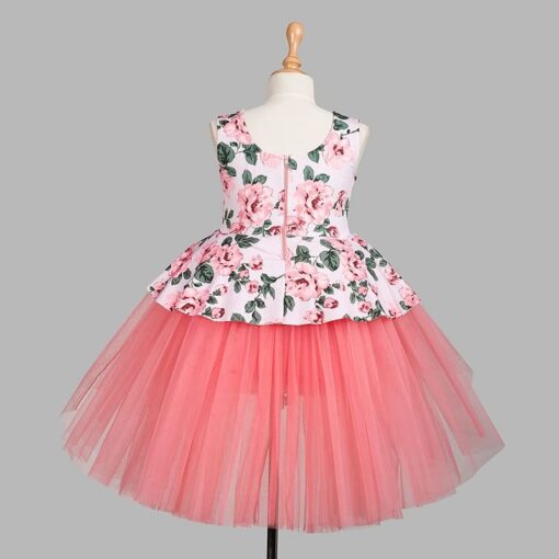 Toy Balloon Kids Girls Dark Peach Dress - Image 7