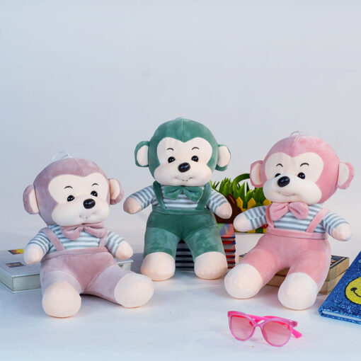 StarAndDaisy Cuddle Toys Series - Monkey Plush - Super Soft High Quality (Size - 35cm | Color - Pink) - Image 2