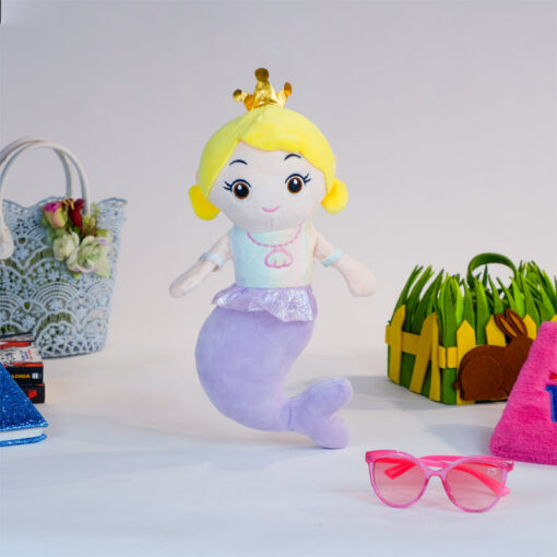 StarAndDaisy Cuddle Toys Series - Mermaid Plush - Super Soft High Quality (Size - 35cm | Color - Purple)