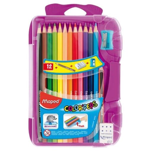 Maped Color'peps Color Pencil Set 12 + Accessories - Image 3