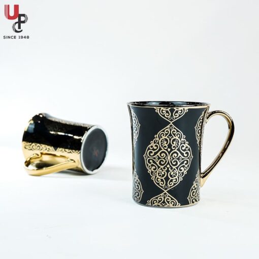 SND Homes Flower Series Fine Bone China Ceramics 300ml (Pack of 2) Bone China Coffee Mug  (330 ml, Pack of 2) - Image 4