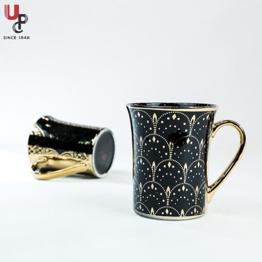 SND Homes Flower Series Fine Bone China Ceramics 300ml (Pack of 2) Bone China Coffee Mug  (330 ml, Pack of 2) - Image 4