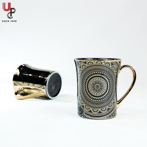 SND Homes Flower Series Fine Bone China Ceramics 300ml (Pack of 2) Bone China Coffee Mug  (330 ml, Pack of 2) - Image 5