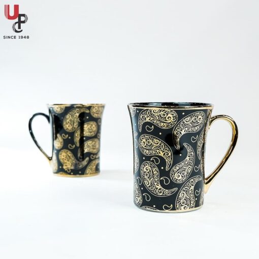 SND Homes Flower Series Fine Bone China Ceramics 300ml (Pack of 2) Bone China Coffee Mug  (330 ml, Pack of 2) - Image 5