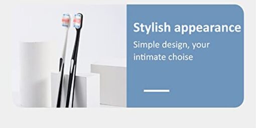 Soft Bristle Toothbrush, 10000 fine charcoal bristles with Deep Cleaning (Multi-color-Pack of 8) - StarAndDaisy - Image 5