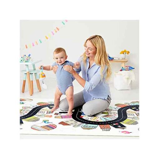 Skip Hop Doubleplay Reversible Playmat, Vibrant Village - Image 4