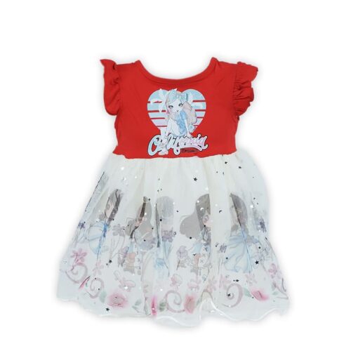 Princess Dresses For Infants - California Toddler Baby Girl Princesses Belle Dress - Image 4