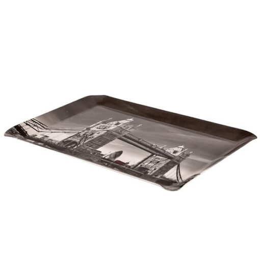 SND Homes Premium Melamine Break Resistant Serving Tray Set Flora Shape Modern Designs(Set of 3 - S, M, L) - Image 3