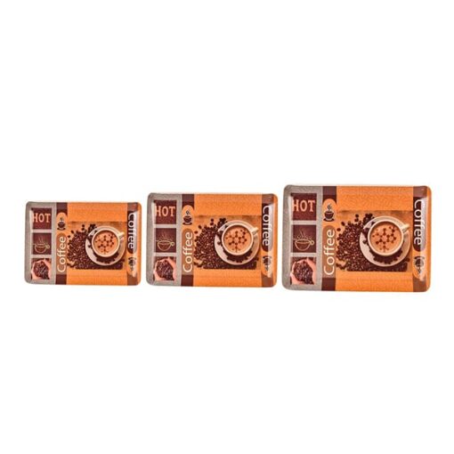 SND Homes Premium Melamine Break Resistant Serving Tray Set Flora Shape Modern Designs(Set of 3 - S, M, L) - Image 3
