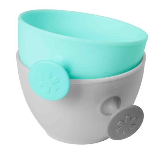Skiphop - Easy Feed Mealtime Set - Teal/Grey - Image 2