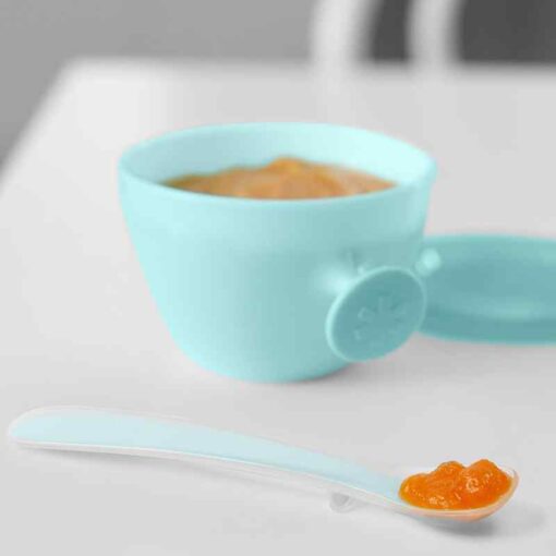 Skiphop - Easy Feed Mealtime Set - Teal/Grey - Image 4